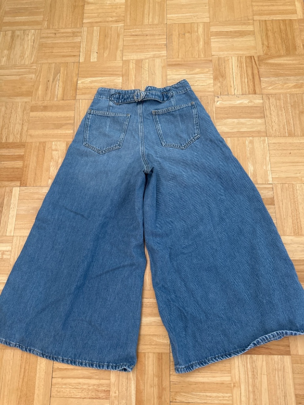 Pilcro Corset High-Rise Crop Culotte Jeans 25 - Picture 2 of 4